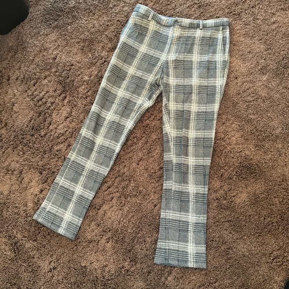 Scotch & Soda plaid pants.